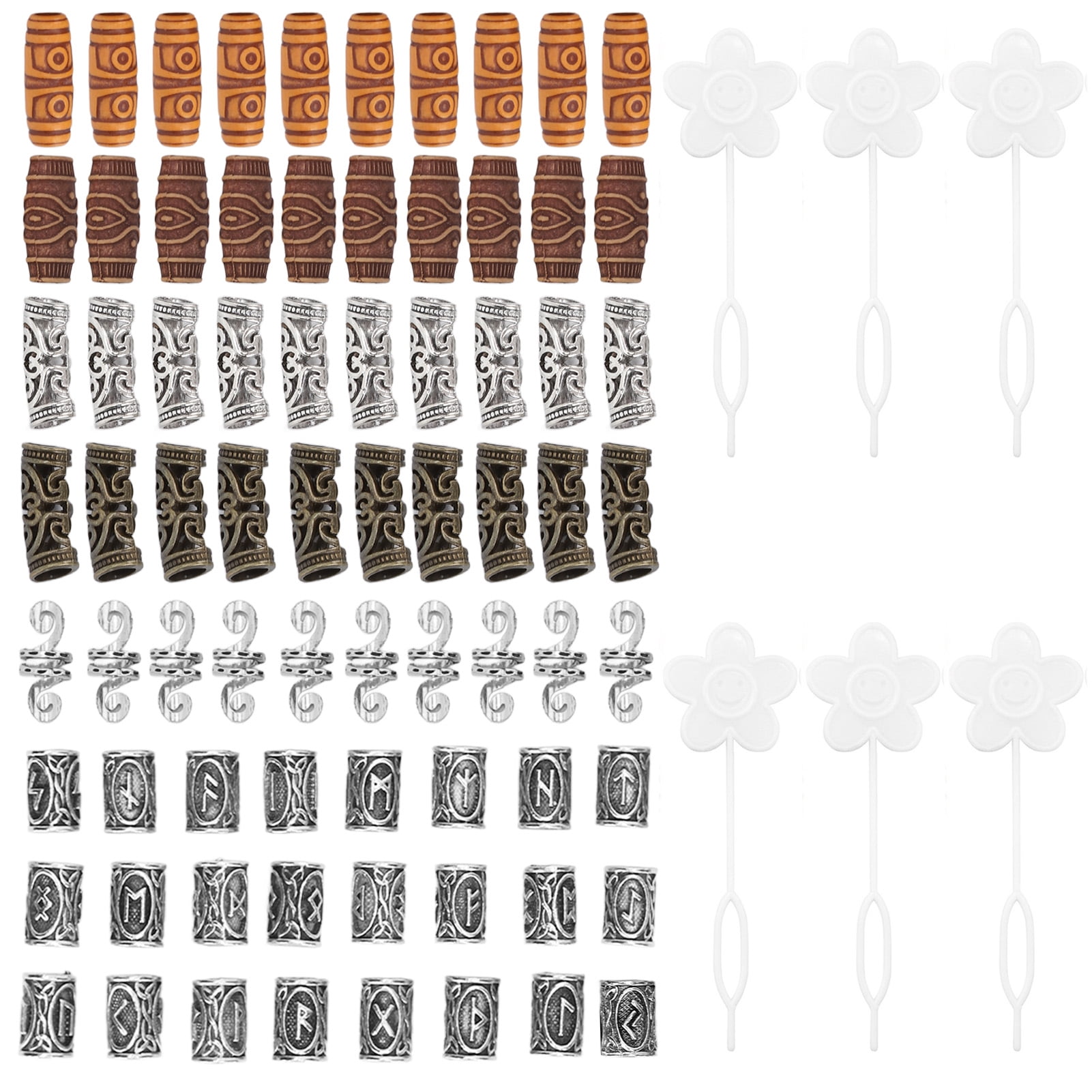 Perles de Barbe de Cheveux, Dreadlocks Perle Alliage Exquise Sûre