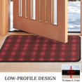 thumbnail image 3 of Red Black Checkerboard Checkered Pattern Door Rugs,Washable Non Slip Door Mats Indoor,Decorative Door Mats,Entry Mat Indoor for Entrance,Bedroom,Kitchen,Bathroom,30"x17", 3 of 6