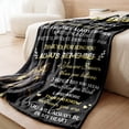 thumbnail image 2 of LHSHID Gifts for Papa Blanket Flannel Soft and Comfortable Anti static Bed Sofa Blanket 50x60in, 2 of 5
