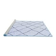thumbnail image 2 of Ahgly Company Machine Washable Indoor Square Oriental Blue Industrial Area Rugs, 3' Square, 2 of 4