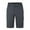 Dark Gray, variant on Mens Summer Cargo Shorts Solid Color Casual Stretch Cycling Pocket Workout Sports Shorts