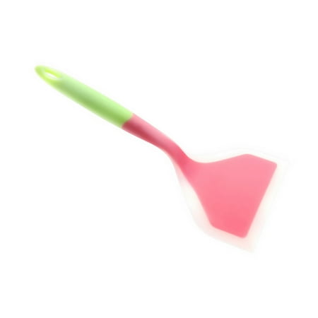 

30PCS Silicone Spatula Non-stick Wide Turner Heat Resistant Pancakes Fried Cookware Pink