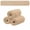 Brown, variant on Scheam White Bra Liners,3 Pack Breathable Under Breasts Pads,Reusable Absorbent Sweat Pads,17 x 3 Inch Washable Breasts Liners,for Women Absorb Sweating Breastfeeding