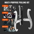 thumbnail image 6 of VEVOR 4-Piece Gear Puller Set with Reversible Jaws, Sizes 3", 4", 6", 8", Dual 2/3 Jaw Configuration for Flywheel, Bearing, and Pulley Removal, Versatile Vertical and Horizontal Use, 6 of 12