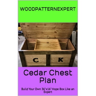Cedar Storage Box with Removable Lid – A&D Workshop