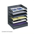 thumbnail image 2 of Scranton & Co Black Six Tier Steel Desk Tray, 2 of 2