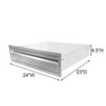 thumbnail image 3 of TROPOW 30" Stainless Steel Outdoor Kitchen Single Drawer – Flush-Mount Built-In Drawer with Divider, Weather-Resistant BBQ Storage for Patio, Grill Station, or Island, 3 of 7