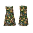 thumbnail image 7 of Logiee Hawaiian Culture Symbols Print Summer Dresses for Women,Beach Sleeveless Flowy Pocket Tshirt Tank Sundresses,Women's Sleeveless Dress, 7 of 7