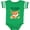 Football Green and White, variant on Inktastic My Papa Loves Me Little Fox Boys or Girls Baby Bodysuit