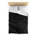 thumbnail image 1 of Starry Night Sky Duvet Cover: Black Microfiber, 1 of 5