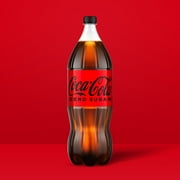 Coca-Cola Zero Sugar Soda Pop Bottle, 2 Liters