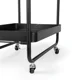 thumbnail image 2 of Carrito Rodante de Almacenamiento de 2 Niveles de Plástico - Crown Baccara, 2 of 3