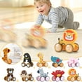 thumbnail image 1 of Todays Clearance Deals Prime! Children's Drag Pull Toy – Educational Toy Car with Pull Rope, Interactive Toy for Kids, Perfect for Toddlers Learning to Walk, Fun Pull-Back Car Toy, 1 of 3