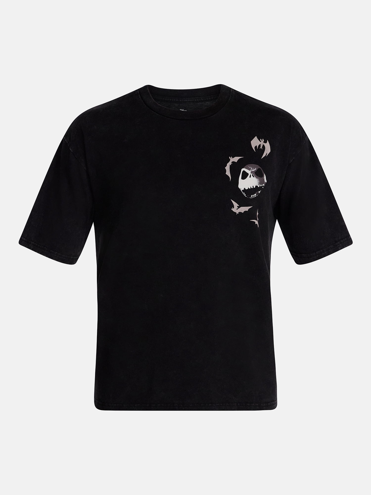 Nightmare Before Christmas Men's Jack Skellington Halloween Front and Back Graphic Tee, Sizes XS-5XL