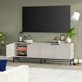 thumbnail image 2 of Evelyn&Zoe Montello Rectangular TV Stand for TV's up to 78", Alder White, 2 of 8