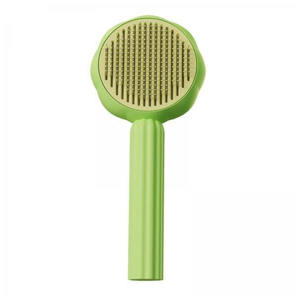 4 Cepillos Para El Pelo De Mascotas, Cepillos Suaves Para El Pelo, Peine Para Eliminar La Capa Interna Suelta De Los Perros, Color Verde