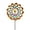 multicolor, variant on Taosunzt Colorful Flower Wind Spinner with Stake Weather-proof Outdoor Garden Yard Lawn Metal Rotary Windmill Ground Spike Decoration multicolor