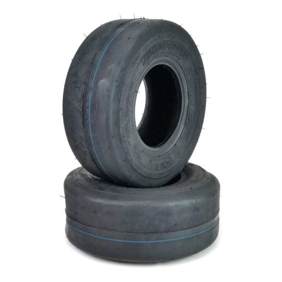 (2) OTR Smooth 11x4.00-5 Tires 4 Ply Lawn Mower Garden Tractor 11x4x5