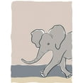 thumbnail image 2 of Delamater, Rob 15x18 White Modern Wood Framed Museum Art Print Titled - Pastel Zoo III, 2 of 4