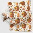 thumbnail image 6 of Naloa Thanksgiving With Turkey Dog Blanket, 3 Sizes Cat Blanket for Indoor Cats Large Medium Small Dog Gifts-Large, 6 of 8