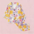 thumbnail image 1 of Cowsor 2 Piece Pajamas Set Kids Sleepwear Cartoon Printed Nightwear Cotton Long Sleeve Shirt Pants Sets, 1 of 3