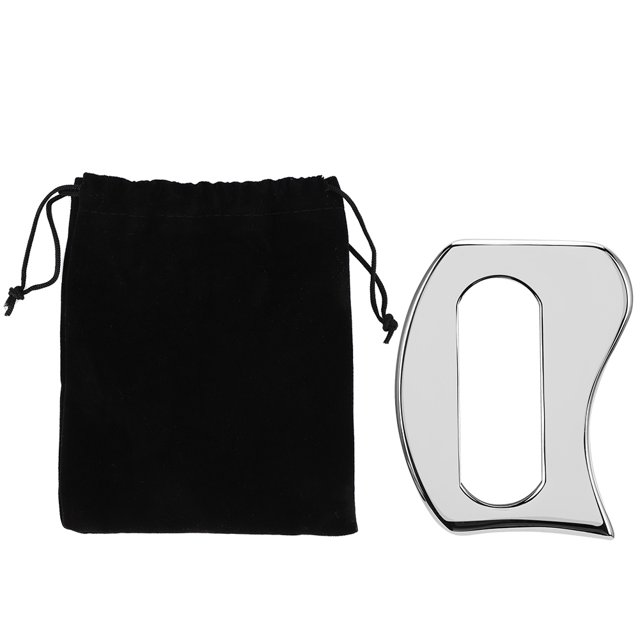 Tabla de raspado de acero inoxidable, herramienta Gua Sha para masaje de acupuntura y Fascia, alivio del dolor muscular