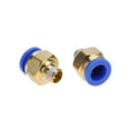 thumbnail image 1 of Conector de empuje recto de rosca macho de accesorios rápidos neumáticos de tubería de aire de 14 mm (PC14-4 2 piezas), 1 of 8