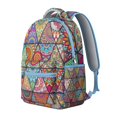thumbnail image 2 of Boho Chic Campus Backpack with Macrame Details - 17" Laptop Sleeve & Anti-Theft Pockets | University Daypack, 2 of 6