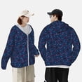 thumbnail image 4 of Fotbe Tennis Racket Chaqueta con Protección Solar UPF 50+ para Hombre y Mujer, Camisa con Capucha y Bolsillos-3X-Large, 4 of 7