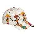 thumbnail image 3 of Fotbe Black African Woman Baseball Cap, Black African Woman Print Dad Hat,Outdoor Hat,Adjustable Sports Cap, Perfect For Activities, 3 of 9