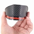 thumbnail image 2 of KNACK- 2X Carbon Fiber Look Mirror Rain Visor Guard For Auto Car Accessories Trim, 2 of 6