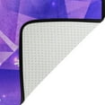 thumbnail image 5 of Dreamtimes Light Purple Snowflakes Stars Non-Slip Area Rug Christmas Floor Carpet Comfort Floor Mats Decor for Indoor Front Porch,Living Room, Bedroom,Kitchen, 36"x24", 5 of 5