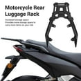 thumbnail image 3 of Motorcycle Rear Luggage Rack, Aluminum Replacement for ADV160 2023-2024, Black Matte Finish, Extra Storage with Bracket, Rear Grab Bar Armrest Frame Bracket, 3 of 7