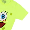 thumbnail image 4 of SpongeBob Squarepants T-Shirt Boy's Neon Big Face Short Sleeve Graphic Top, 4 of 4