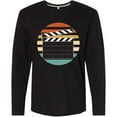 thumbnail image 3 of Inktastic Movie Film Clapboard Long Sleeve T-Shirt, 3 of 5