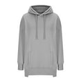 thumbnail image 7 of Mlzmgr Sweatshirts for Women Hooded Loose Fitted Baggy Hoodies with Pockets Casual Going out Running Outdoor Shirts, 7 of 7