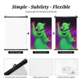 thumbnail image 4 of Oogie Boogie Poster Hanger Plastic Shaft Hanging Poster Wall Art Prints Canvas Decoration Artwork Gifts For Home Living Room Bedroom 20"X30", 4 of 7
