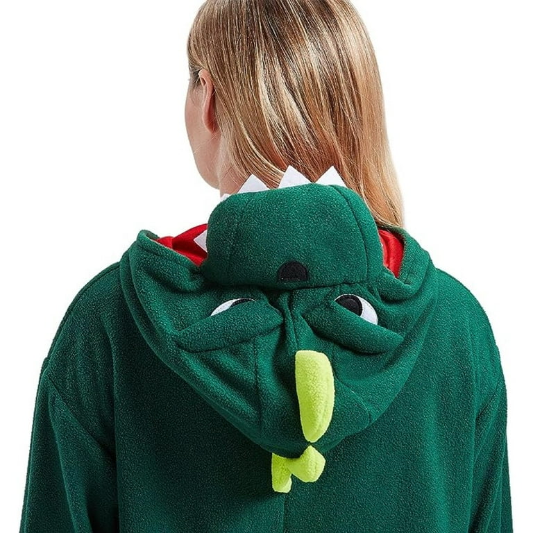 Funsmile Unisex Dino Onesie Pajamas Adult Cosplay Halloween