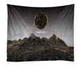 thumbnail image 1 of Tapestry Wirefeame Moon Wall, 180 x 180 cm, microtela de fibra, 1 of 2