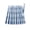 00-Blue1108, variant on WOYY Plaid Pleated School Skirt for Girls Preppy Uniform Skirt with Built-In Shorts, Black, Sizes 9-18