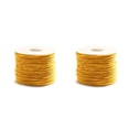 thumbnail image 1 of Maoww 0.8mm Polyester Beading String DIY Craft Knotting Cord For Bracelet Cored Elastic Rope DIY Accessories yellow 2Set, 1 of 6
