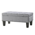 thumbnail image 6 of OSP Furniture Clement Storage Bench, Dove, 6 of 9