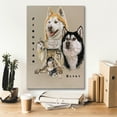 thumbnail image 5 of Epic Graffiti 'Siberian Husky' by Barbara Keith, Canvas Wall Art, 18"x26", 5 of 8