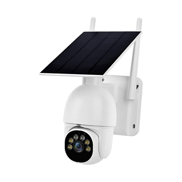 Cámara de seguridad solar para exteriores/Almacenamiento TF Pan degree Vista Vigilancia con batería Hugo Cámara de seguridad