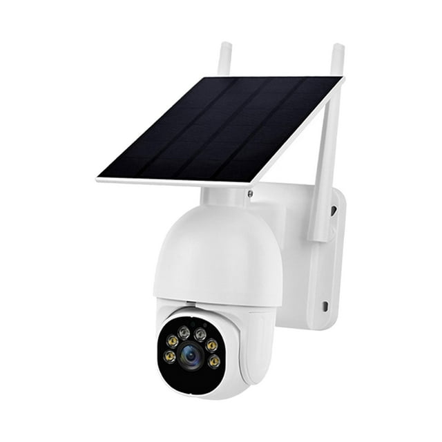 Cámara de seguridad solar para exteriores/Almacenamiento TF Pan degree Vista Vigilancia con batería perfke Cámara de seguridad