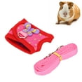 thumbnail image 1 of Adjustable Small Pet Leash Harness Set for Rabbits, Guinea Pigs, Hamsters Comfortable, Breathable, Unique Shape Design, 1 of 8