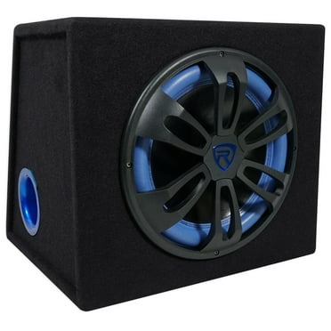 Rockville RVB12.1A 12 Inch 500W Active Powered Car Subwoofer Sub Enclosure Box