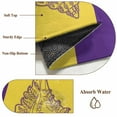 thumbnail image 6 of 6'x9' Area Rugs, Conch Mandalas Indoor Outdoor Area Rug for Living Room Bedroom, Boho Modern Yellow Purple Abstract Stripe Washable Bathroom Rugs Kitchen Floor Carpet Mats Home Decor Aesthetic, 6 of 8