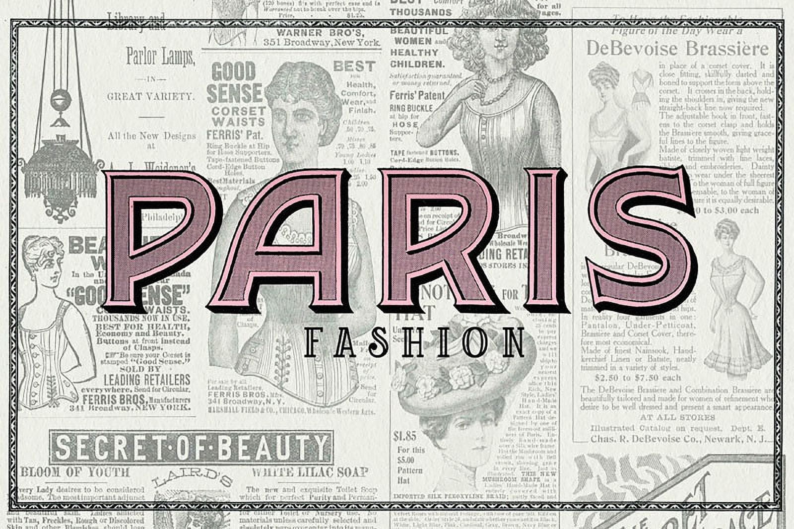 Marmont Hill "Paris Fashion" by Saturday Evening Post Painting Print on Canvas