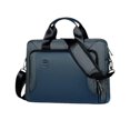 thumbnail image 1 of Mochila de 15.6 pulgadas para laptops, resistente al impacto y a prueba de agua, con correas ajustables y compartimentos prácticos, ideal para hombres y mujeres, en color azul., 1 of 6